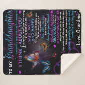 トマイグランドドーターフライズ誕生日ギフトアイディア シェルパブランケット (正面(横))