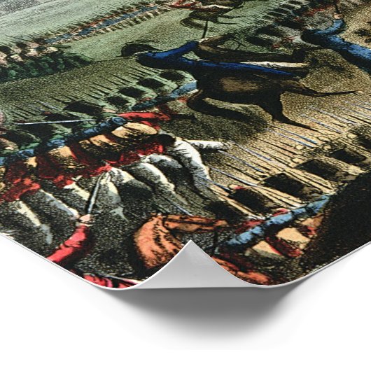 トマスが刻んだニヴェレの戦い ポスター (角)