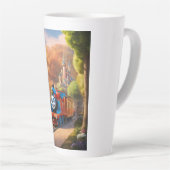 トマスが魔法の旅をする カフェラテマグ (右アングル)