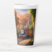 トマスが魔法の旅をする カフェラテマグ (正面)