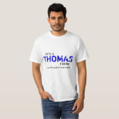 トマスの事だ…分かんないだろ！ Tシャツ (正面フル)