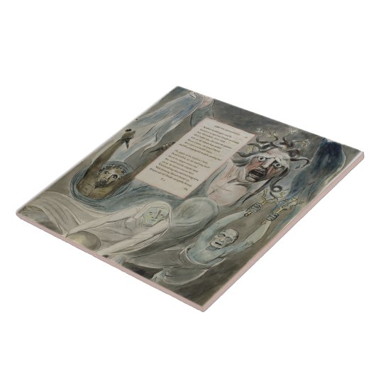 「トマスの灰色の詩」からの災難へのオード、 タイル (側面)