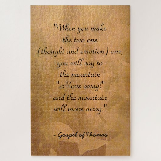 トマスの祈福音の仕方 ジグソーパズル (縦)