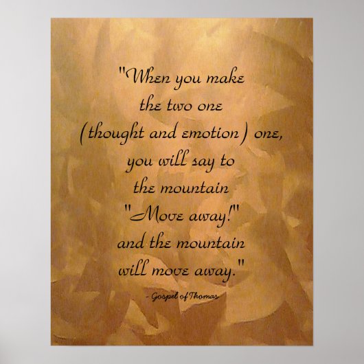 トマスの祈福音の仕方 ポスター (正面)