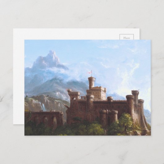 トマスのColeによる出発 ポストカード (正面/裏面)