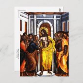 トマスを疑うエマニュエル・ツァネス ポストカード (正面/裏面)