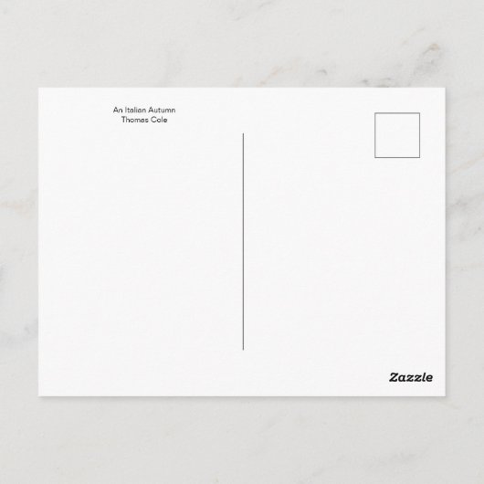 トマスイタリアンコールのはがき ポストカード (裏面)