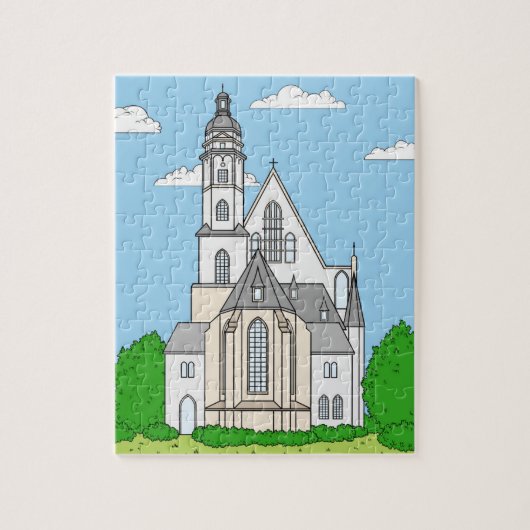 トマスカーシュライプツィヒ – ヨハンセバスチャン・バッハ ジグソーパズル (縦)