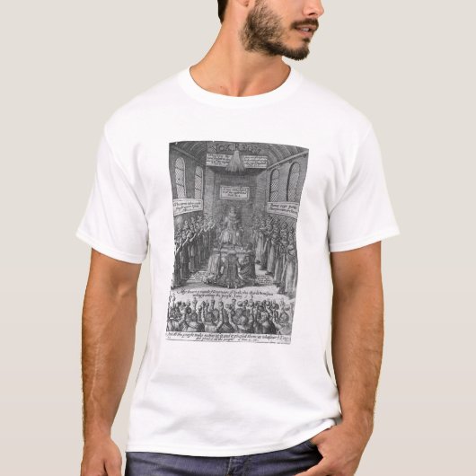 トマススコット著「声Regis」へのFrontispiece Tシャツ (正面)