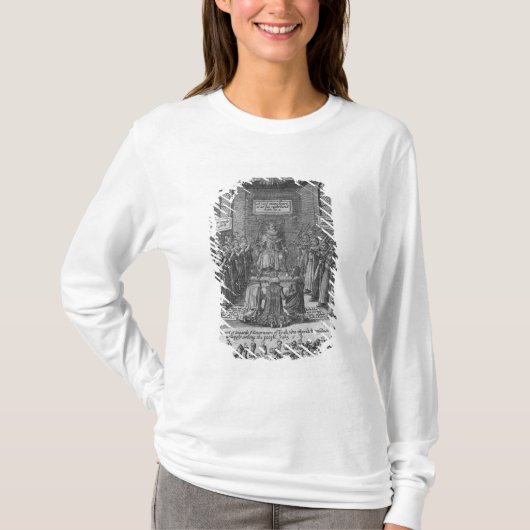 トマススコット著「声Regis」へのFrontispiece Tシャツ (正面)