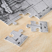 トマススターリングが刻むアフリカ|の地図 ジグソーパズル (側面)