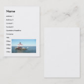 トマスポイント灯台9-7-08 名刺 (正面/裏面)