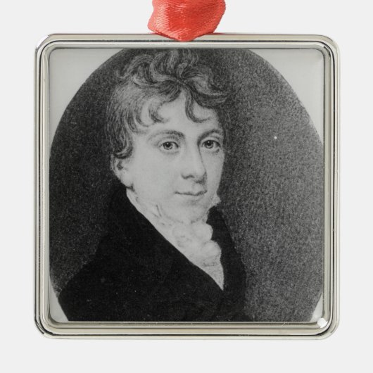 トマス愛孔雀 メタルオーナメント (正面)