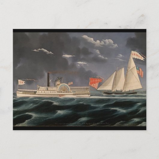 トマス狩りとアメリカ1852年 ポストカード (正面)