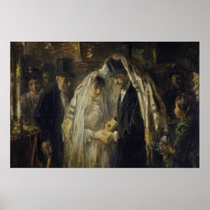 トマス結婚・アンシュツ・ポストによるユダヤ人の油彩画 ポスター