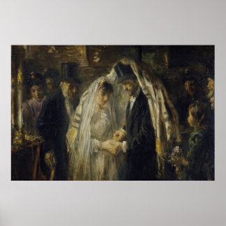 トマス結婚・アンシュツ・ポストによるユダヤ人の油彩画 ポスター