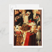 トマス・アクィナスがドミニカ共和国Oに受け入れられた ポストカード (正面/裏面)