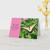 トマス・アクィナスの引用文の友人のバースデー・カード カード (黄色い花)