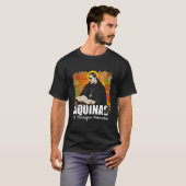 トマス・アクィナス哲学者 Tシャツ (正面フル)