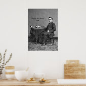 トマス・アルバ・エジソン， 1878 ポスター (キッチン)