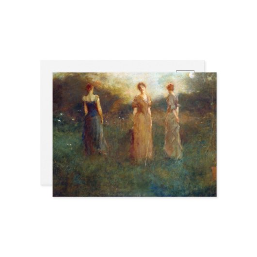 トマス・ウィルマーが庭に姿を現す ポストカード (正面/裏面インサイチュ)