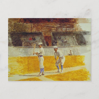 トマス・エイキンズ絵画付き葉書 ポストカード