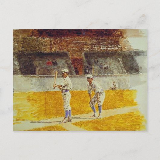 トマス・エイキンズ絵画付き葉書 ポストカード (正面)