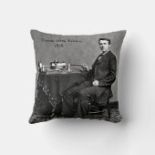 トマス・エジソン クッション (裏面)