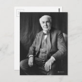 トマス・エジソン ポストカード (正面/裏面)