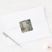 『トマス・グレーの詩』から逆境への道 スクエアシール (封筒)