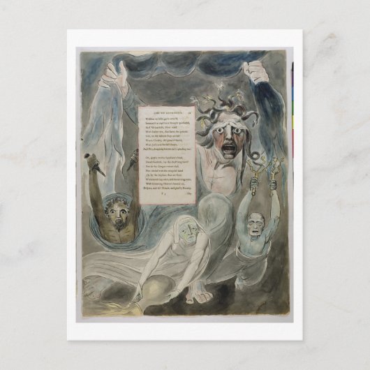 『トマス・グレーの詩』から逆境への道 ポストカード (正面)