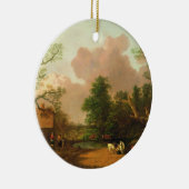 トマス・ゲインズバラ|姿との景色、Fa セラミックオーナメント (右)