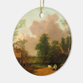 トマス・ゲインズバラ|姿との景色、Fa セラミックオーナメント (左)