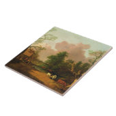 トマス・ゲインズバラ|姿との景色、Fa タイル (側面)