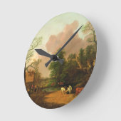 トマス・ゲインズバラ|姿との景色、Fa ラウンド壁時計 (傾斜)
