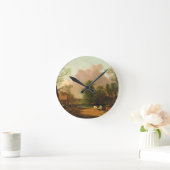 トマス・ゲインズバラ|姿との景色、Fa ラウンド壁時計 (ホーム)