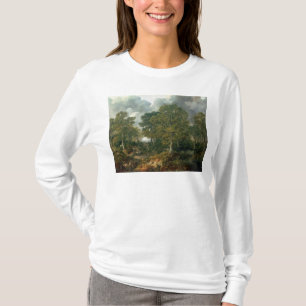トマス・ゲインズバラ Gainsboroughの森林、c.174 Tシャツ