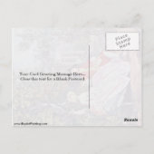 トマス・ゲインズボロによる公園での会話 ポストカード (裏面)