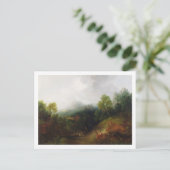 トマス・ゲインズボロ |ルスティ山の谷 ポストカード (スタンド正面)