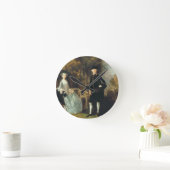 トマス・ゲインズボロ |レディ・ロイドと彼女の息子、リッチ ラウンド壁時計 (ホーム)