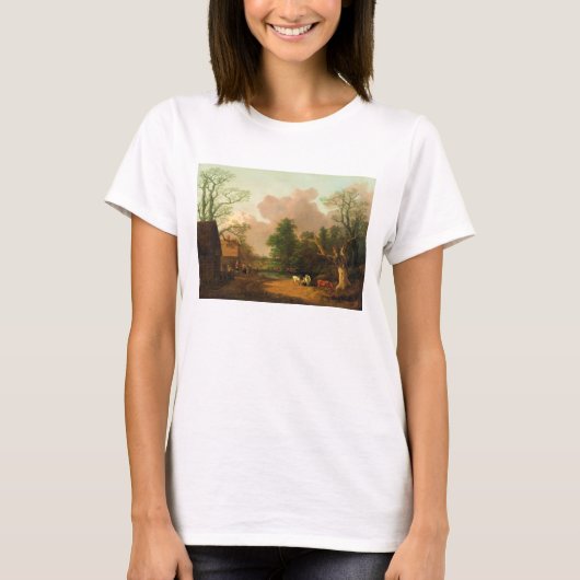 トマス・ゲインズボロ |横(姿付) Tシャツ (正面)