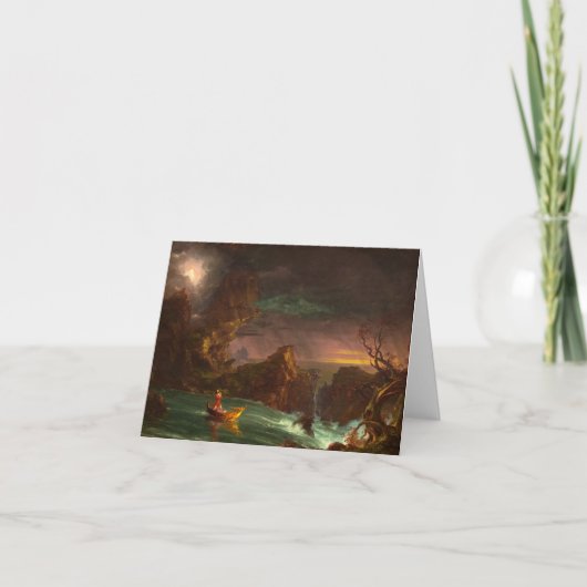 トマス・コールによる人生の航海 サンキューカード (正面)