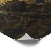 トマス・コール二湖と山の景色 ポスター (角)