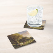 トマス・コール・ザ・ピック・ニック スクエアペーパーコースター (インサイチュ)