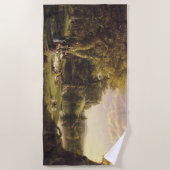 トマス・コール・ザ・ピック・ニック ビーチタオル (正面)