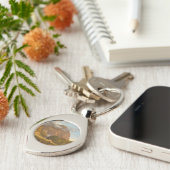 トマス・コールA山峠の眺め キーホルダー (側面)