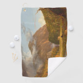 トマス・コールA山峠の眺め ゴルフタオル (インサイチュ)