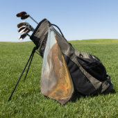 トマス・コールA山峠の眺め ゴルフタオル (グリーン)