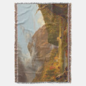 トマス・コールA山峠の眺め スローブランケット (正面縦)