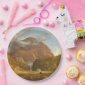 トマス・コールA山峠の眺め ペーパープレート (パーティー)